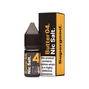 Supergood Butter 04 10ml Nic Salt E-liquid - Perfect for refillable vape kits