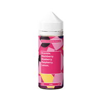 Supergood Cocktail Series vape juice bottle with Bramble, Blackberry, Blueberry, Raspberry, Lemon.