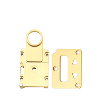 Gold replacement panels for SXK Billet 2-in-1, featuring cutouts and screw holes.