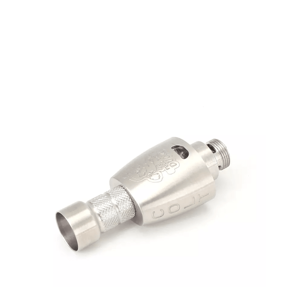 SXK Colt Style RBA for vaping, silver finish, available at eCigOne UK.