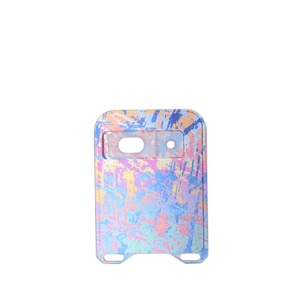 SXK ETU-B1 titanium alloy replacement door with a colourful, abstract design.