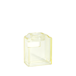 Three transparent vape replacement tanks in blue, green, and yellow.