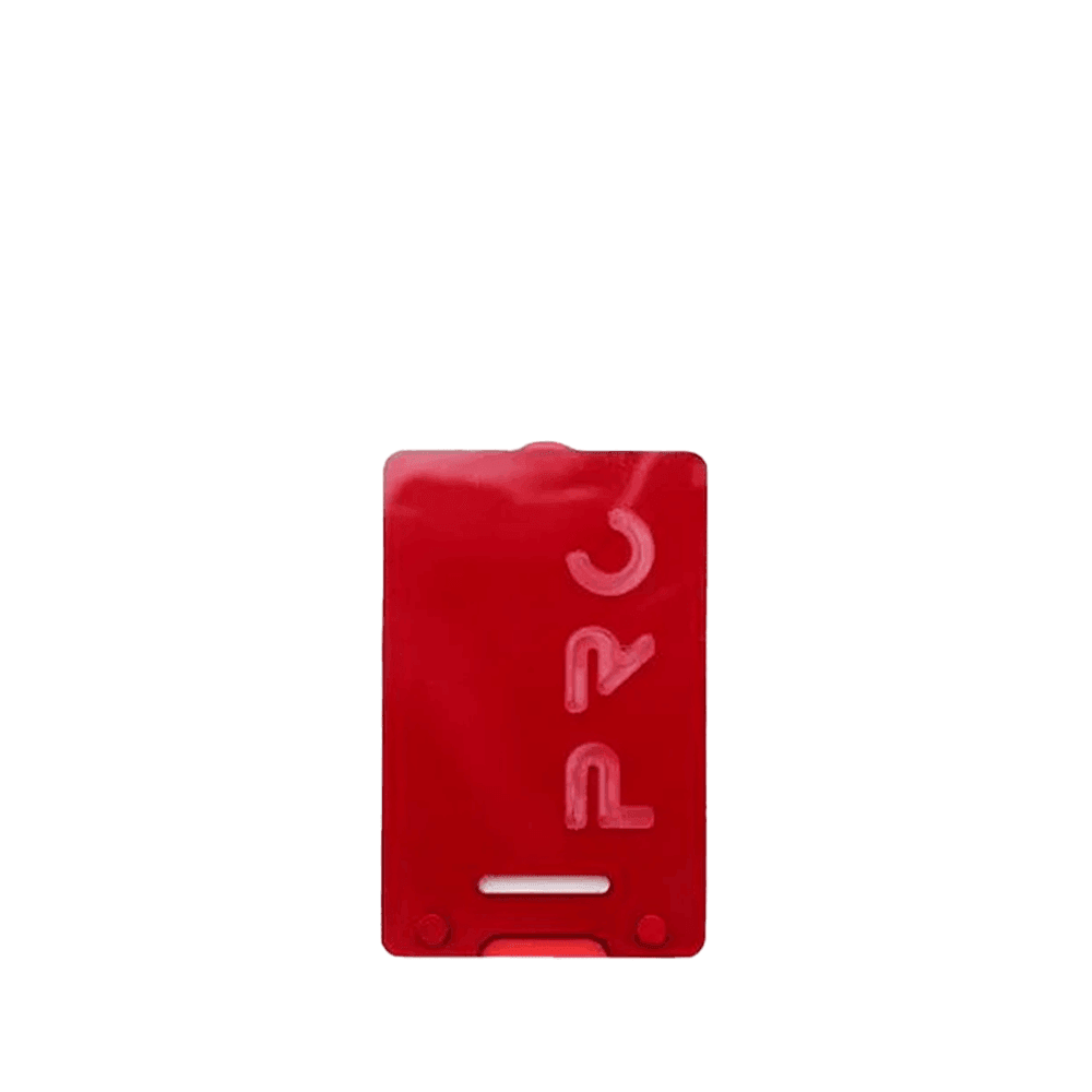 Red SXK PRC Ion replacement panel for vape devices, shown against a white background.