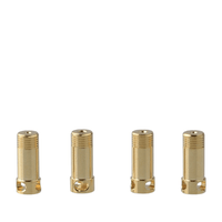 Four gold SXK Protocol Atom RBA airflow pins on a white background.