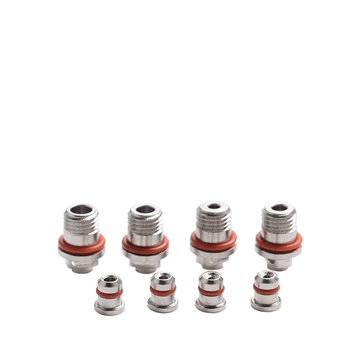 SXK VapeSnail RTA airflow inserts with orange seals, available at eCigOne Vape Shop UK.