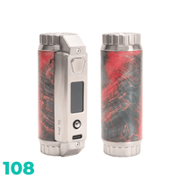 SXmini SL Pro Class 100W Stabwood Box Mod, limited edition, with a red and black design.