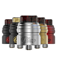 Five Blaze Solo RDA vape atomisers in various colours.