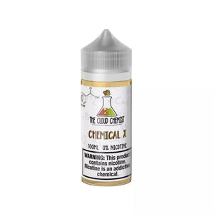 The Cloud Chemist 100ml Shortfill Chemical X Flavour great for Sub-ohm Tanks and Sub-ohm vape kits