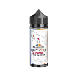 The Cloud Chemist Vape Juice in 100ml Shortfill E-liquid - Frosty Science Strawberry Flavour