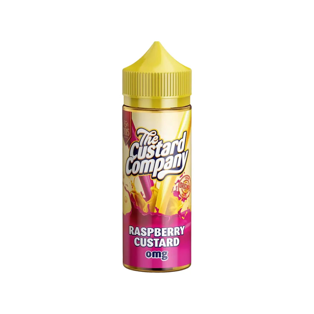 The Custard Company 100ml Shortfill | Raspberry Custard Vape Juice