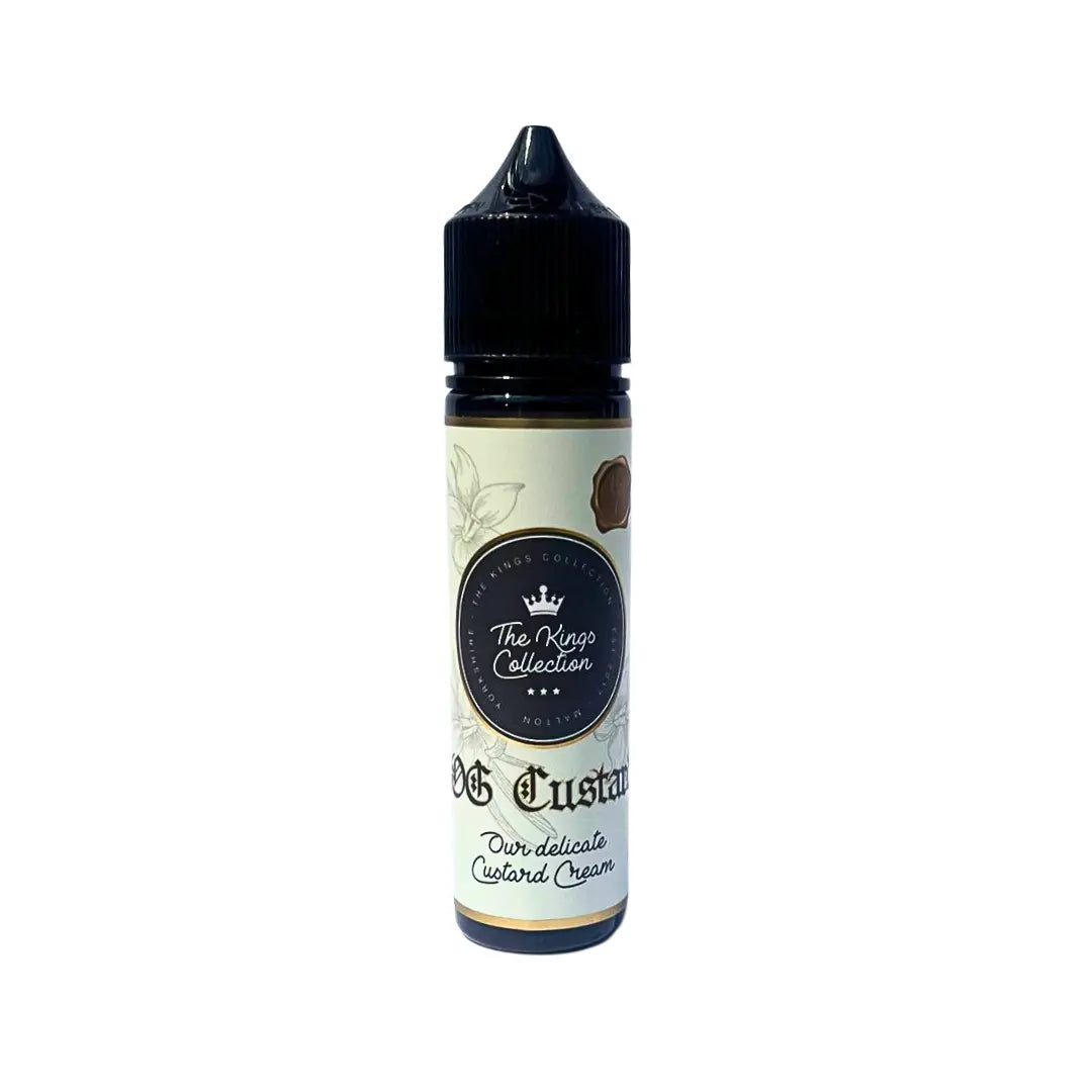 The Kings Custard 60ml Longfill | DIY Dessert Vape Juice The Kings Custard 60ml Longfill | DIY Dessert Vape Juice