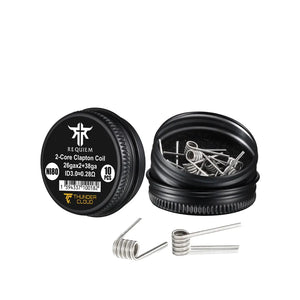 ThunderCloud Requiem Coils 2 core clapton coil 
