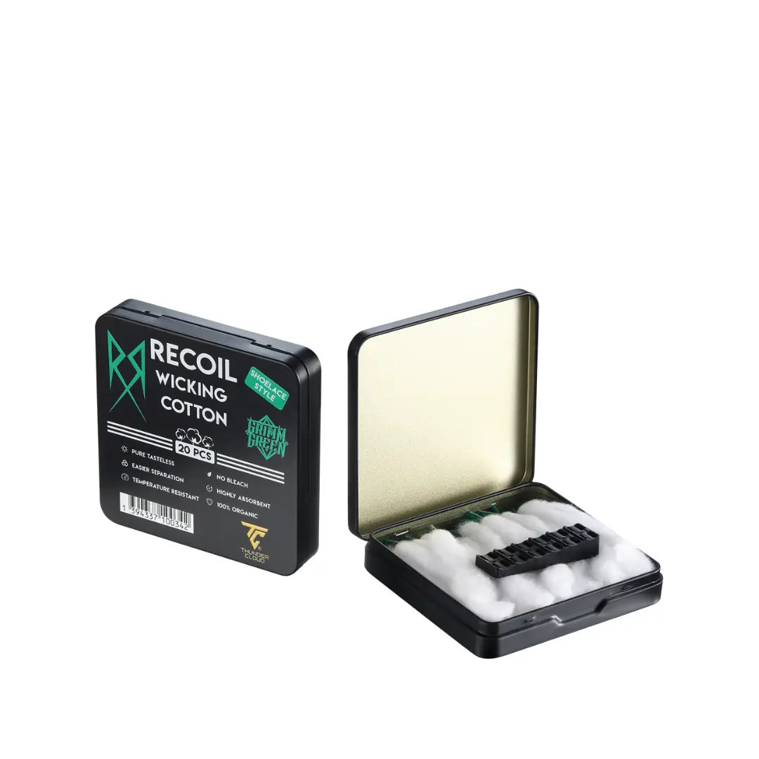 Recoil Rta Recoil Wicking Cotton | Organic Shoelace Cotton for RTA & RDA