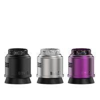 ThunderCloud X Vaping Bogan Bonza Pro RDA in three different Colour - Matte Black - Stainless Steel - Purple