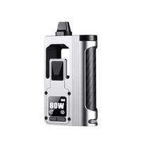 Thunderhead Creations Blaze AIO DNA80C Boro Mod in silver and black.