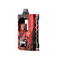 Thunderhead Creations Blaze AIO DNA80C Boro Mod in splatter red design.