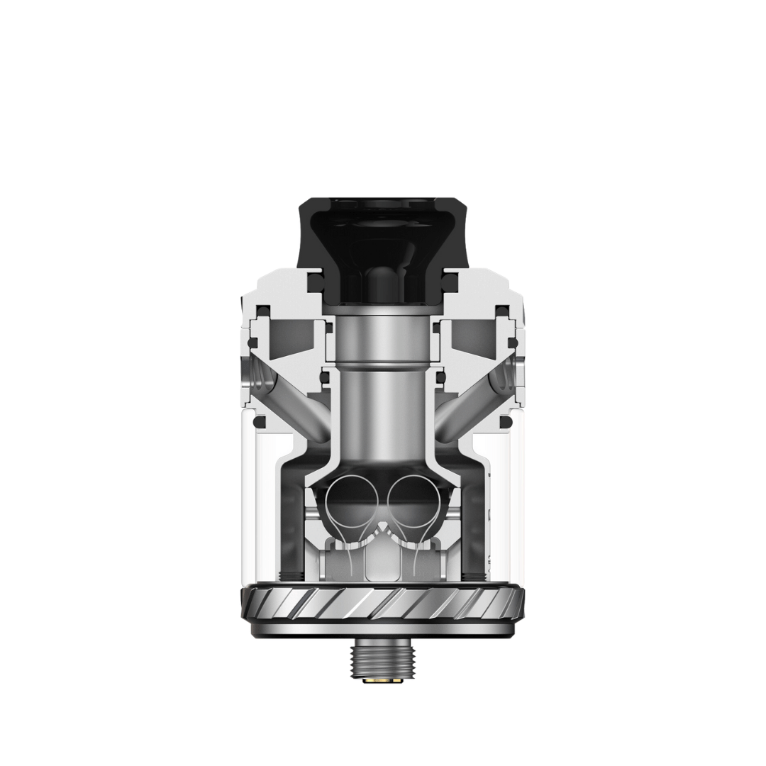 Cross-section of ThunderHead Creations Blaze Max RTA, showing airflow design and build structure.