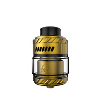 Gold Thunderhead Creations Blaze Max RTA with a sleek design and flame logo.