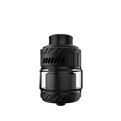 Three Thunderhead Creations Blaze Max RTA tanks in black, silver, and gold.