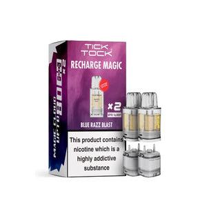 Tick Tock 8000 Refills in Blue Razz Blast Flavour