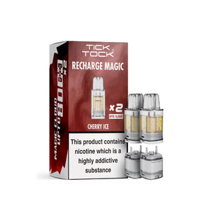 Tick Tock 8000 Refills in Cherry Ice Flavour