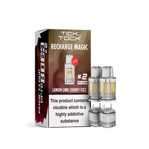 Tick Tock 8000 Refills in Lemon Lime Cherry Fizz Flavour