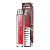 Tick Tock Mini 2000 Big Puff disposable vape in Cherry Ice flavour