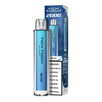 Tick Tock Mini 2000 Big Puff disposable vape in Mad Blue flavour