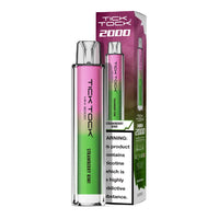 Tick Tock Mini 2000 Big Puff disposable vape in Strawberry Kiwi flavour