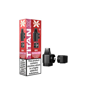 Titan X Refill Pods for the Titan X Vape Kit - Strawberry Raspberry Cherry Flavour 
