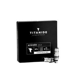 Apogee MTL Vape Coils by Titanide in 1.0ohm resistance
