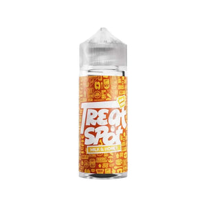 Treat Spot Milk & Honey Flavour 100ml Shortfill E-liquid Perfect for Pod Vape Kits & MTL Tanks