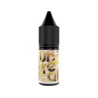 Unreal Desserts 10ml vape juice bottle with a black cap and yellow label design.