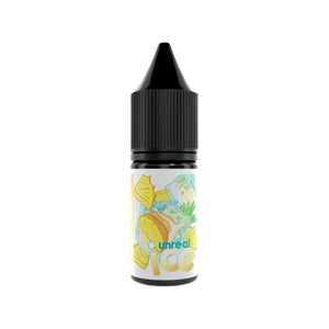Unreal Ice Pineapple Ice Flavour 10ml Nic Salt E-liquid perfect for refillable vape kits