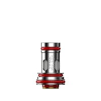 Uwell Aeglos P1 replacement coil with red O-rings, displayed on a white background.