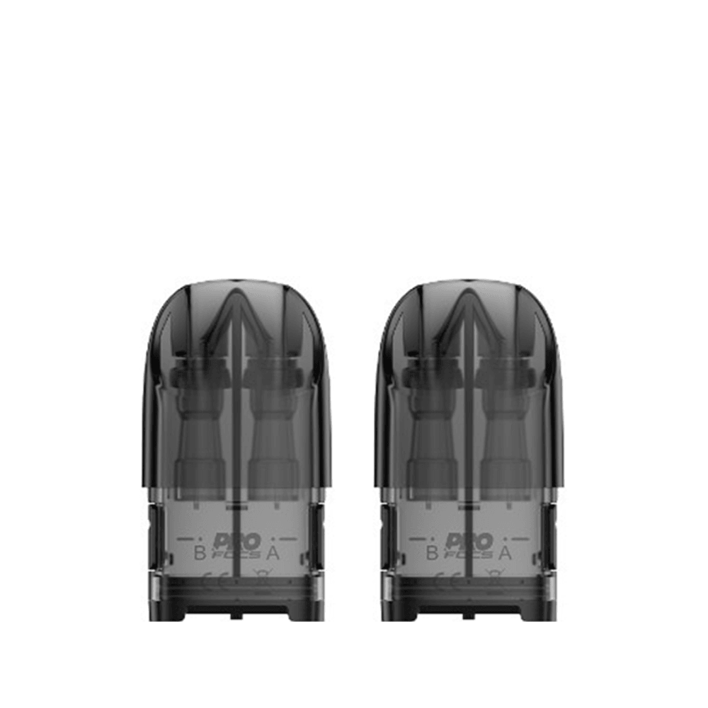 Two Uwell Caliburn Explorer replacement pods on a white background.