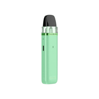 Mint green Uwell Caliburn G3 Lite pod vape kit with a sleek design.