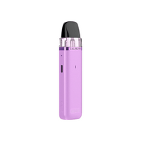 Pale purple Uwell Caliburn G3 Lite pod vape kit with a sleek, compact design.