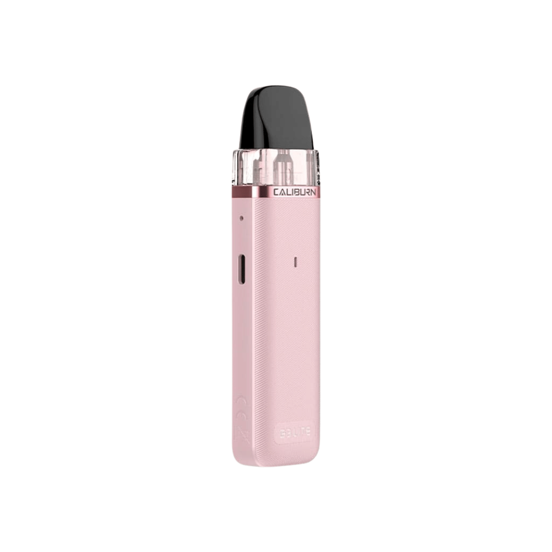 Uwell Caliburn G3 Lite pod vape kit in pastel pink, sleek and stylish design.