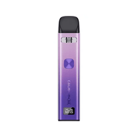 Purple Uwell Caliburn G3 pod vape kit with a sleek design on a white background.