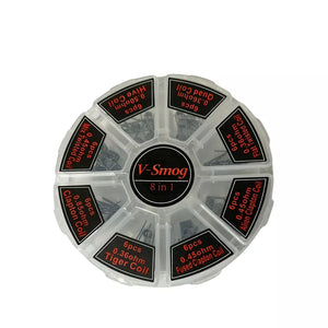 V-Smog 8-in-1 premade coil pack on a white background