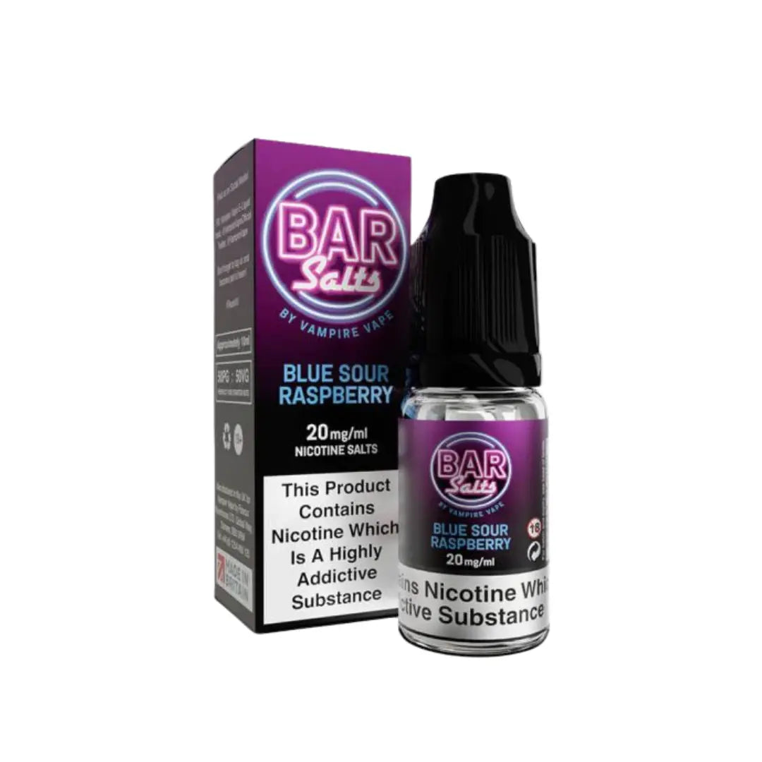 Vampire Vape Blue Sour Raspberry Bar Salt 10ml - UK Vampire Vape Blue Sour Raspberry Bar Salt 10ml - UK