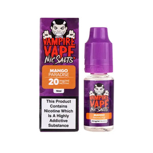 Vampire Vape Koncept Mango Paradise Flavour Nic Salt 10ml E-liquid perfect for Refillable Vape Kits