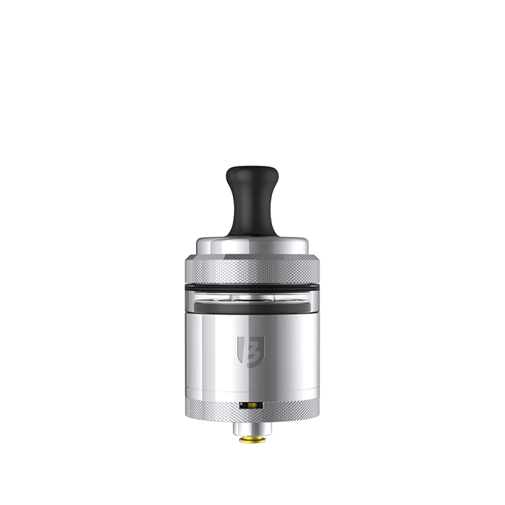 Vandy Vape Berserker V3 MTL RTA in silver, featuring a sleek and compact design.