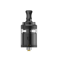 Vandy Vape BSKR Mini V3 MTL RTA in black, displayed against a white background.