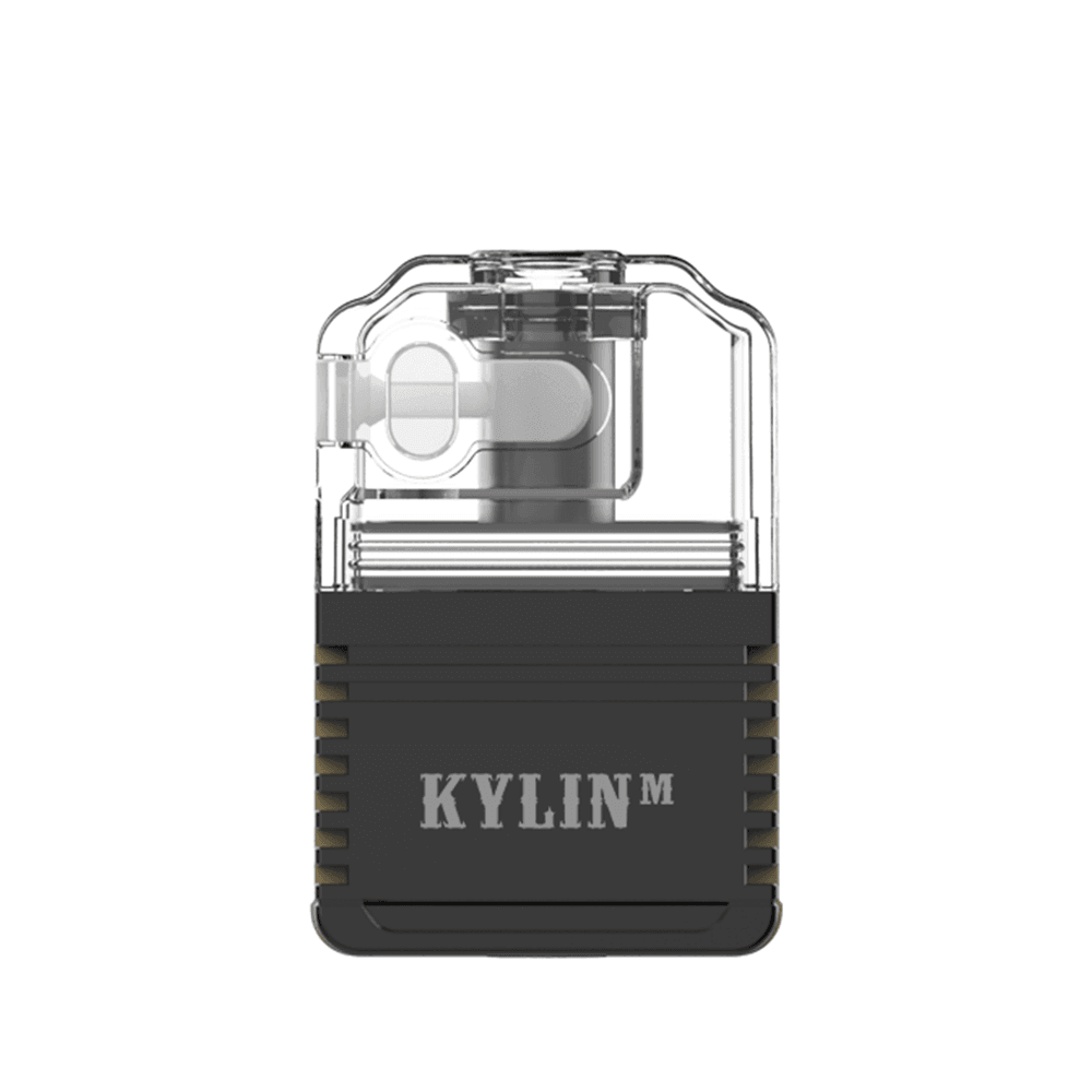 Kylin M RBA Boro Tank with clear and black design, shown from the front.