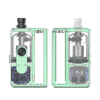 Vandy Vape Pulse AIO V2 Kit in mint green, showcasing its transparent design and internal components.