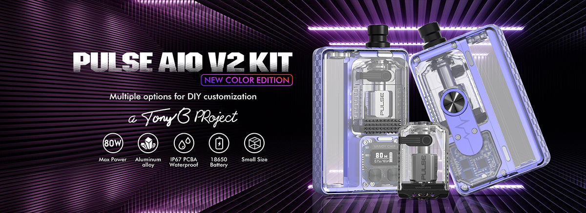 Vandy Vape Pulse AIO V2 Kit - NEW COLOUR EDITIONS - ECIGONE