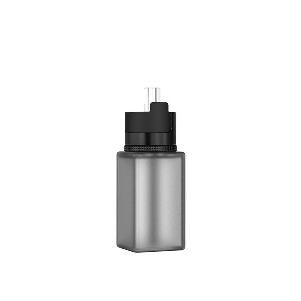 Clear squonk bottle with black cap for Vandy Vape Requiem BF Kit.