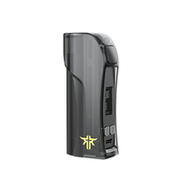 Vandy Vape Requiem Box Mod in sleek black with logo, shown on a white background.